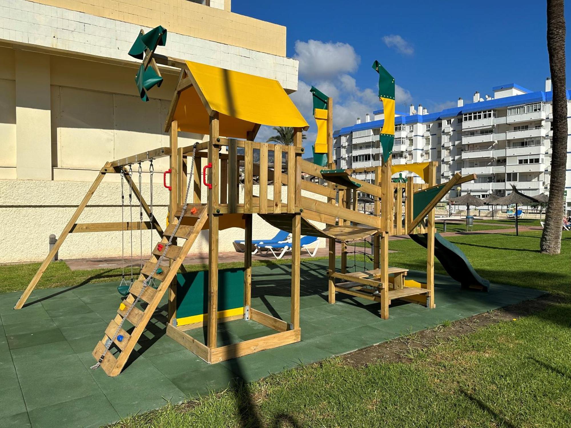 1 Paradise Of Benalmadena Costa Residencial Aloha Playa Vistas Al Mar, Front Beach Mini Duplex المظهر الخارجي الصورة